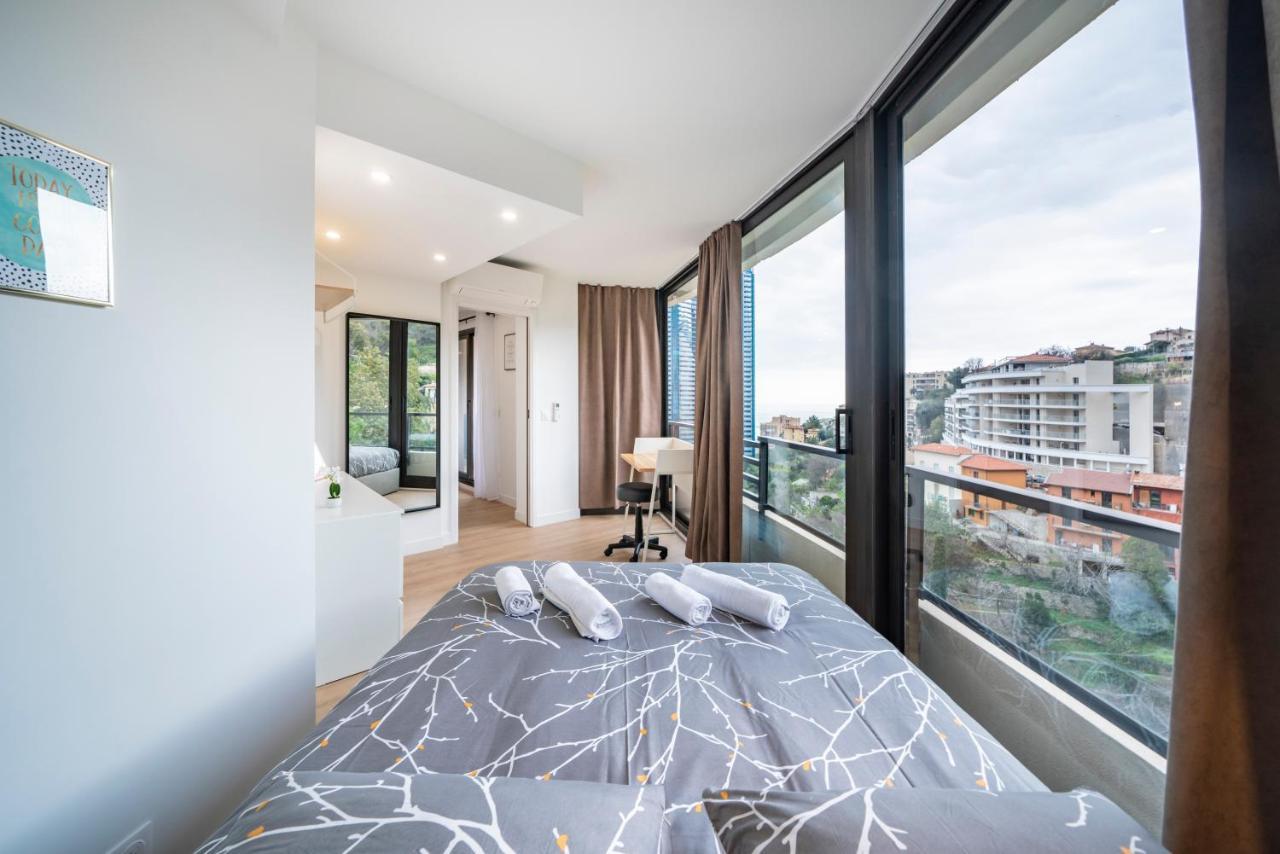 5Mn Monaco - Vue Mer - Parking - Piscine - Bb 博索莱伊 外观 照片