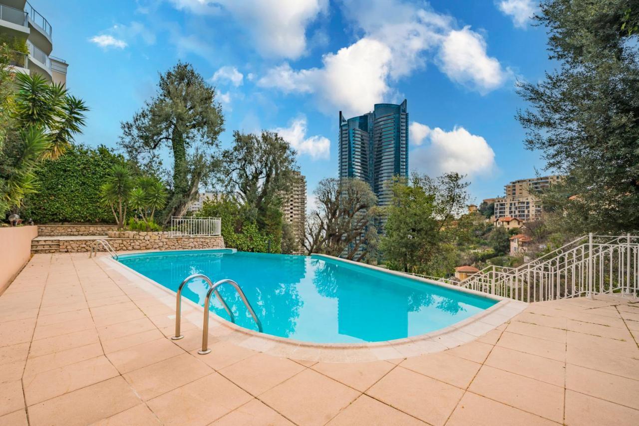 5Mn Monaco - Vue Mer - Parking - Piscine - Bb 博索莱伊 外观 照片