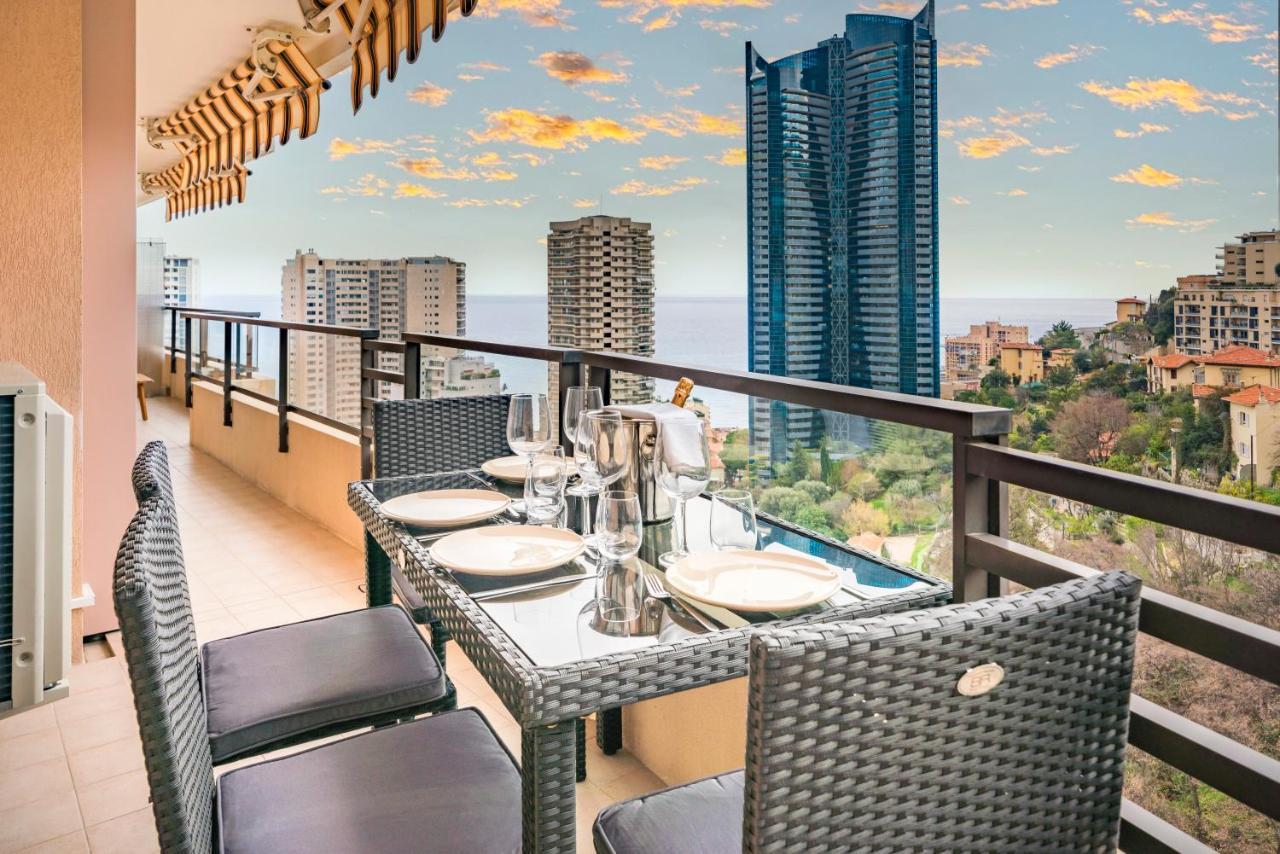 5Mn Monaco - Vue Mer - Parking - Piscine - Bb 博索莱伊 外观 照片