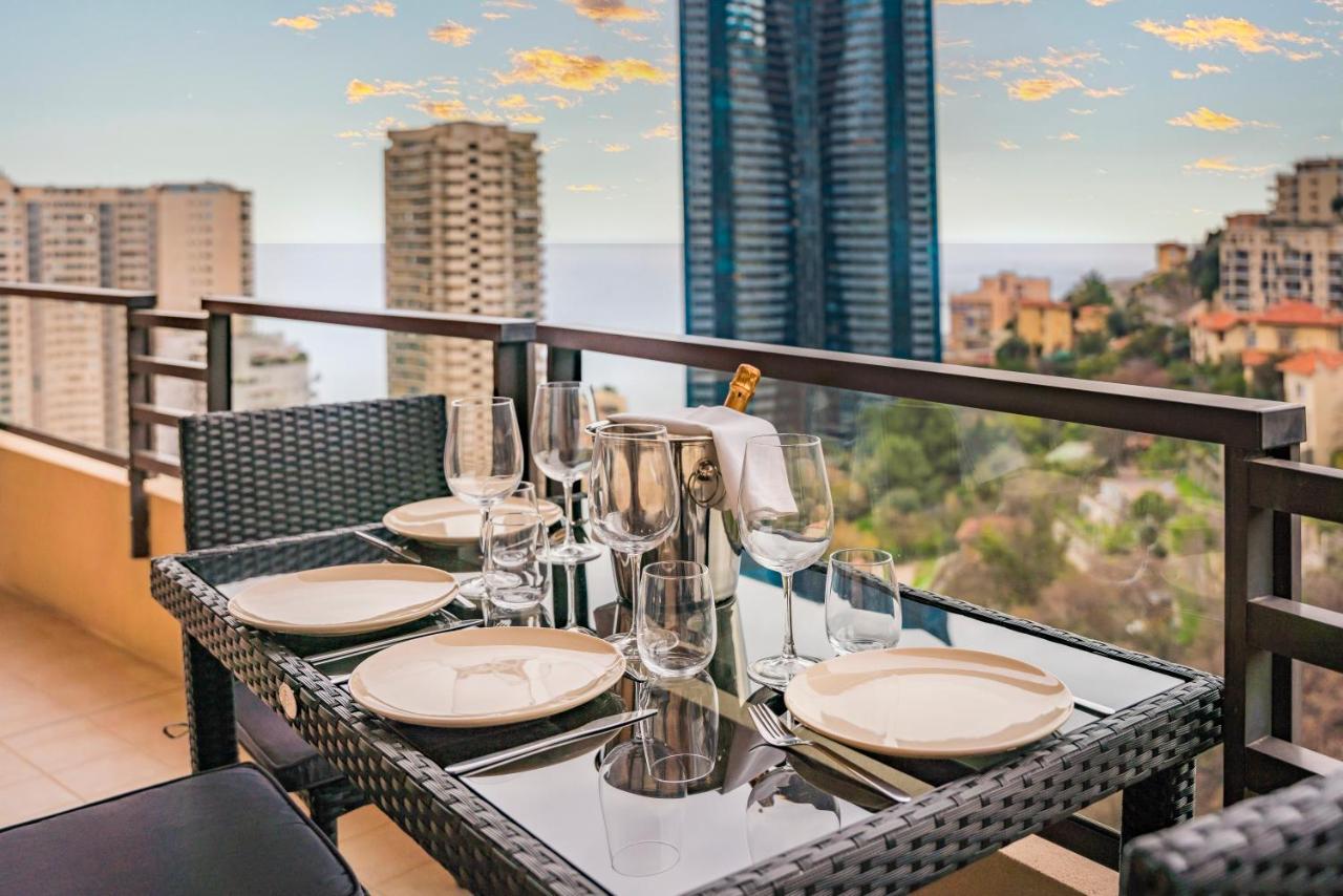 5Mn Monaco - Vue Mer - Parking - Piscine - Bb 博索莱伊 外观 照片